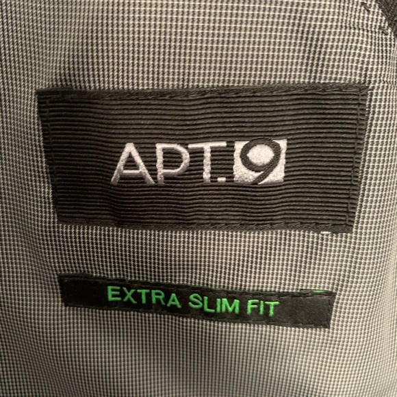Apt. 9 Extra Slim Fit Suit 42R Never Worn Black - Picture 3 of 3